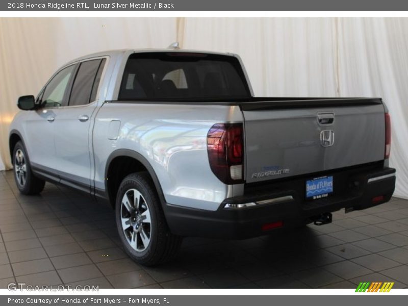 Lunar Silver Metallic / Black 2018 Honda Ridgeline RTL