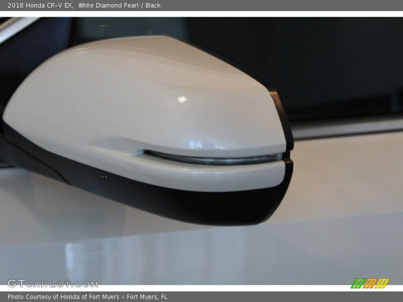 White Diamond Pearl / Black 2018 Honda CR-V EX