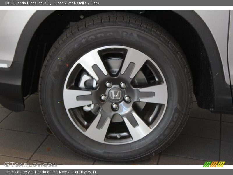 Lunar Silver Metallic / Black 2018 Honda Ridgeline RTL