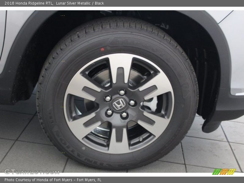 Lunar Silver Metallic / Black 2018 Honda Ridgeline RTL