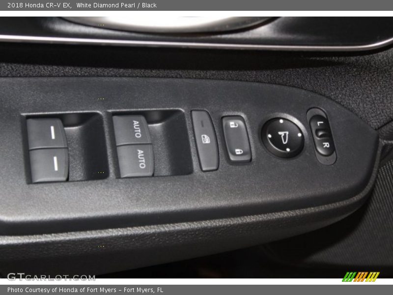 White Diamond Pearl / Black 2018 Honda CR-V EX