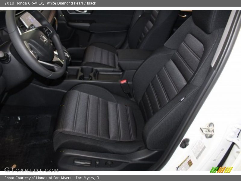 White Diamond Pearl / Black 2018 Honda CR-V EX
