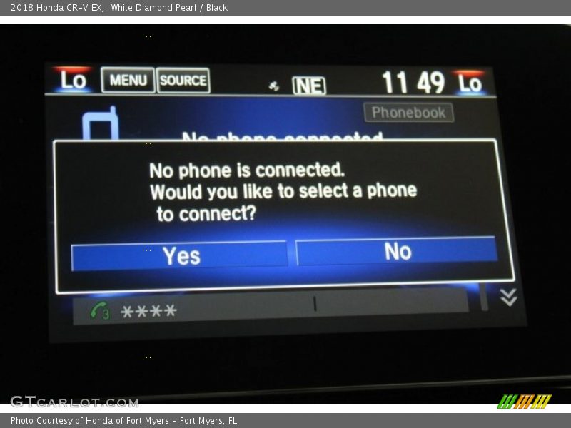 White Diamond Pearl / Black 2018 Honda CR-V EX