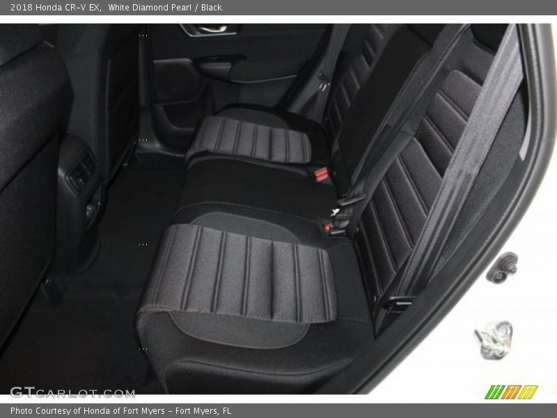 White Diamond Pearl / Black 2018 Honda CR-V EX