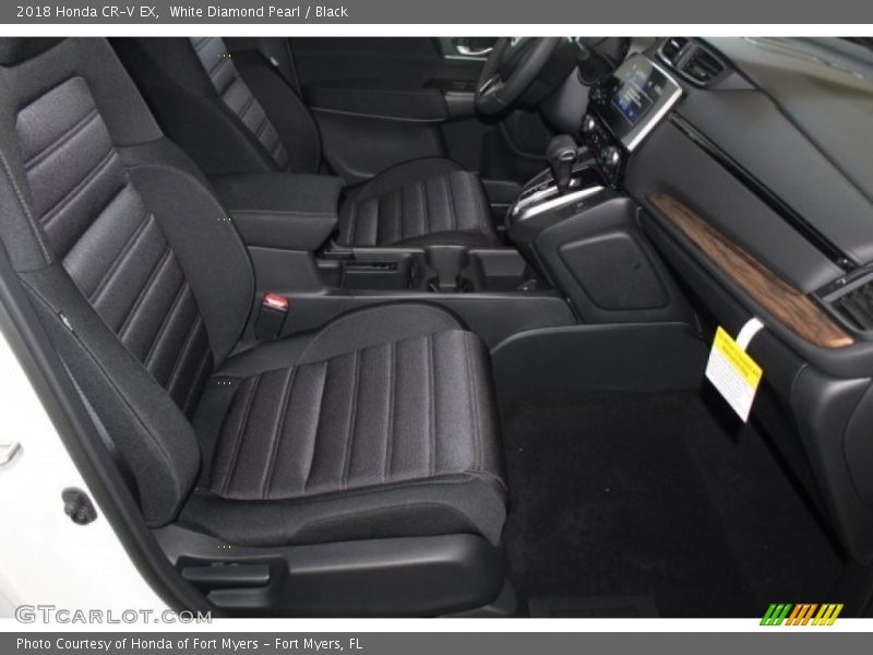 White Diamond Pearl / Black 2018 Honda CR-V EX