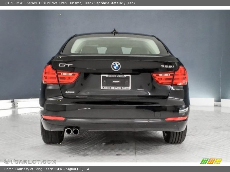 Black Sapphire Metallic / Black 2015 BMW 3 Series 328i xDrive Gran Turismo