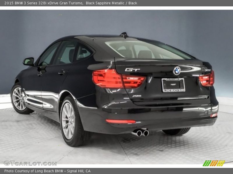 Black Sapphire Metallic / Black 2015 BMW 3 Series 328i xDrive Gran Turismo