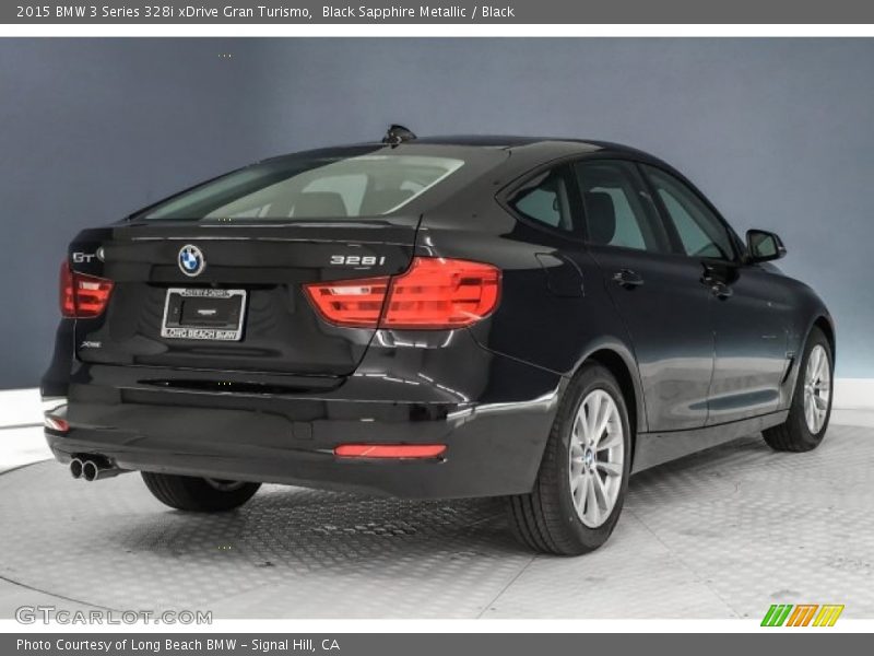 Black Sapphire Metallic / Black 2015 BMW 3 Series 328i xDrive Gran Turismo