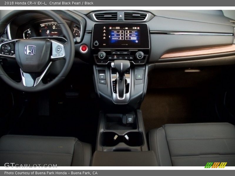 Crystal Black Pearl / Black 2018 Honda CR-V EX-L