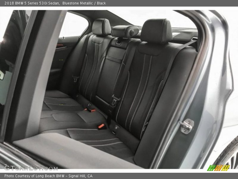Bluestone Metallic / Black 2018 BMW 5 Series 530i Sedan