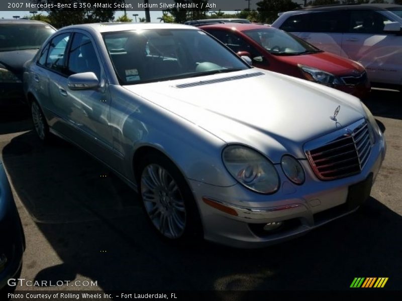 Iridium Silver Metallic / Ash 2007 Mercedes-Benz E 350 4Matic Sedan