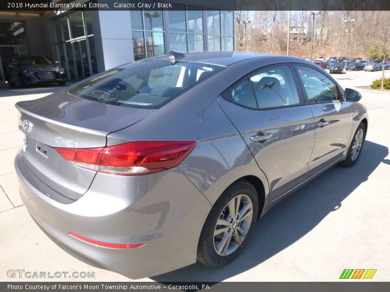 Galactic Gray / Black 2018 Hyundai Elantra Value Edition