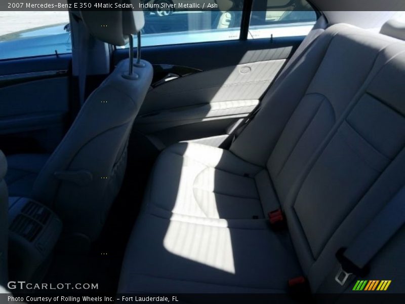 Iridium Silver Metallic / Ash 2007 Mercedes-Benz E 350 4Matic Sedan