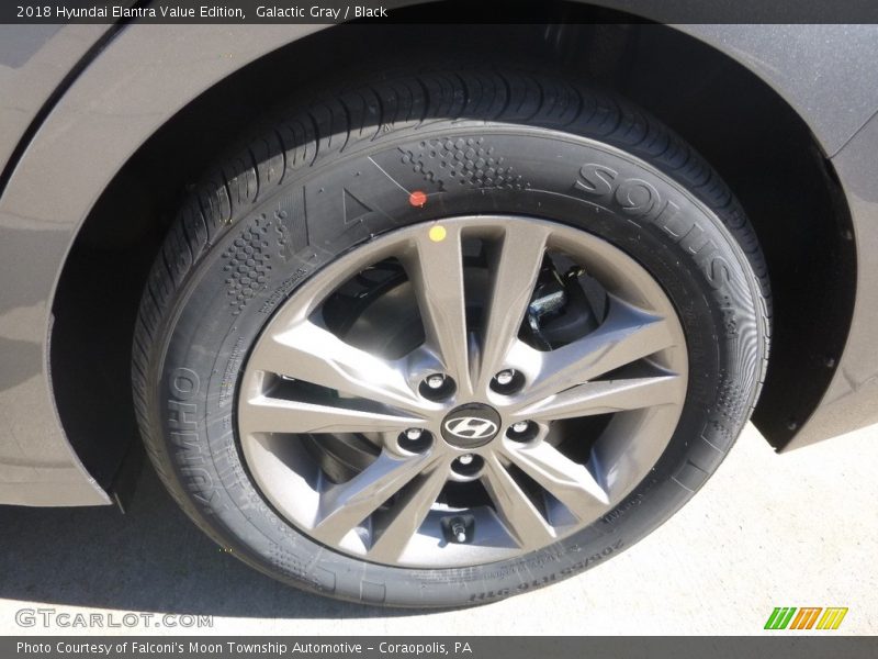 Galactic Gray / Black 2018 Hyundai Elantra Value Edition