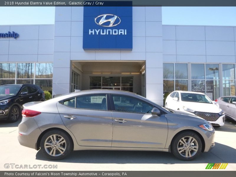 Galactic Gray / Gray 2018 Hyundai Elantra Value Edition