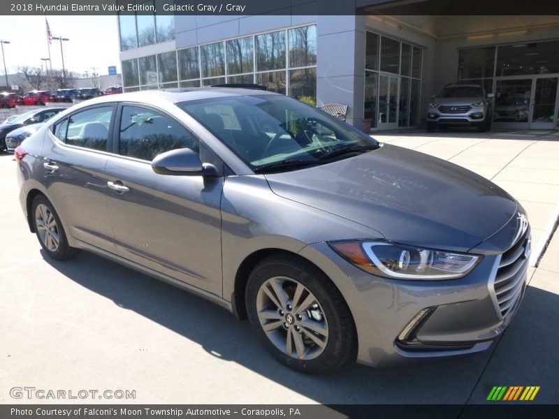 Galactic Gray / Gray 2018 Hyundai Elantra Value Edition