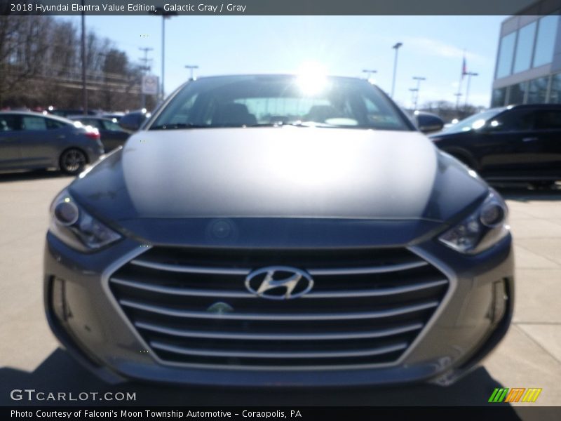 Galactic Gray / Gray 2018 Hyundai Elantra Value Edition