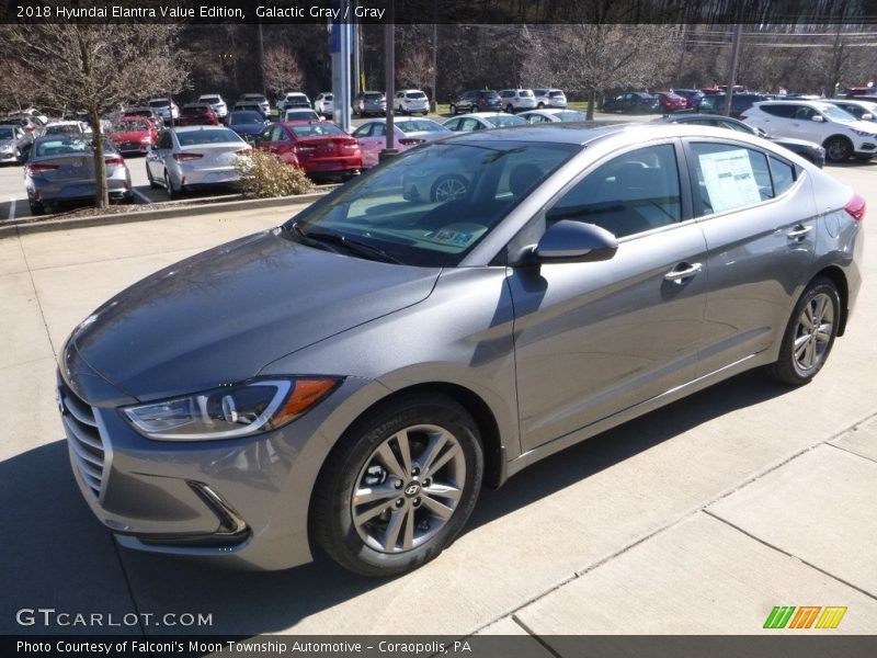 Galactic Gray / Gray 2018 Hyundai Elantra Value Edition