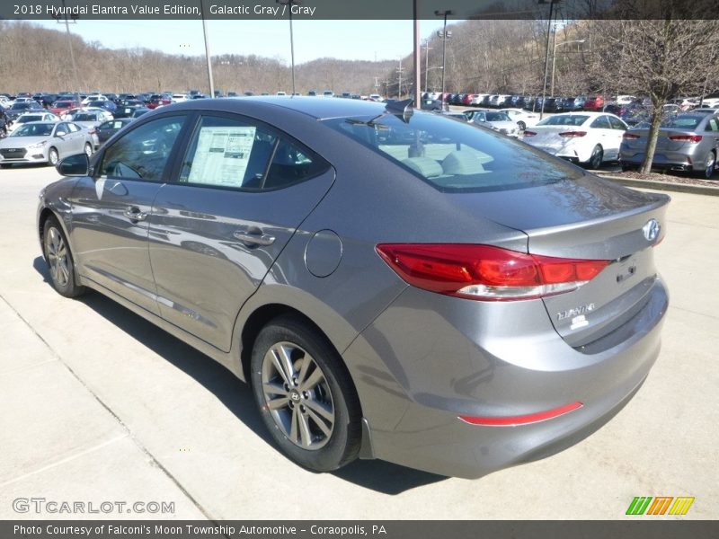 Galactic Gray / Gray 2018 Hyundai Elantra Value Edition