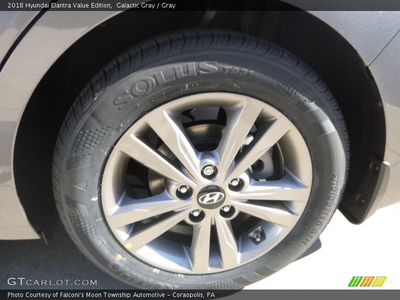 Galactic Gray / Gray 2018 Hyundai Elantra Value Edition