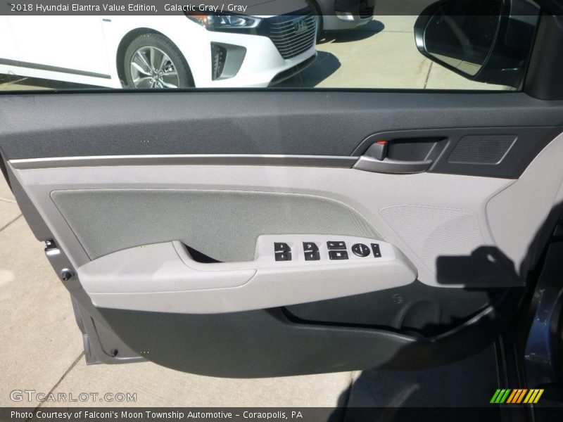 Galactic Gray / Gray 2018 Hyundai Elantra Value Edition