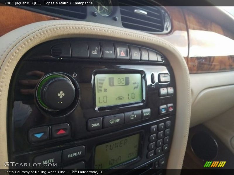 Topaz Metallic / Champagne 2005 Jaguar XJ XJ8 L
