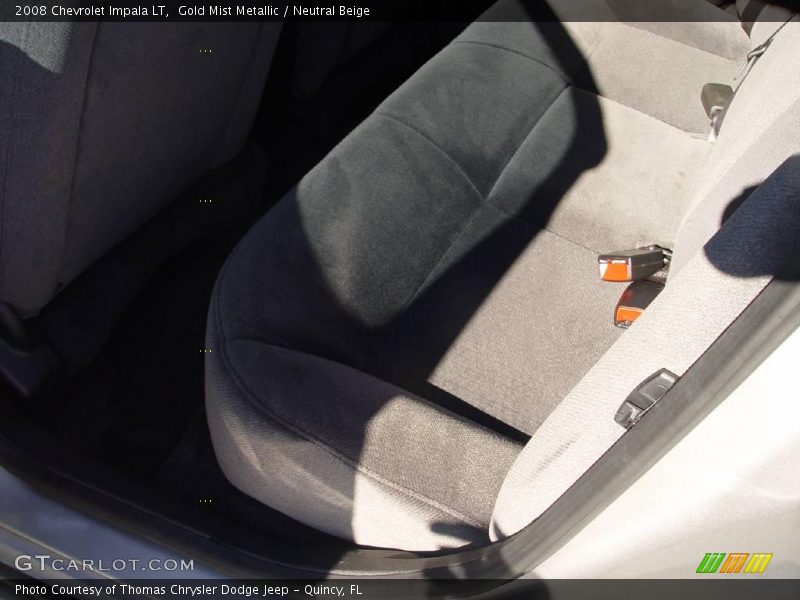 Gold Mist Metallic / Neutral Beige 2008 Chevrolet Impala LT