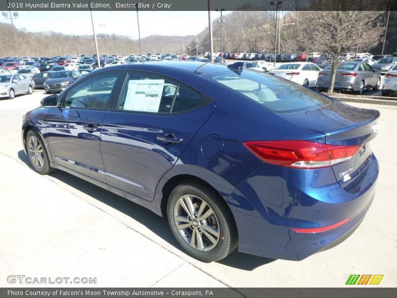 Electric Blue / Gray 2018 Hyundai Elantra Value Edition