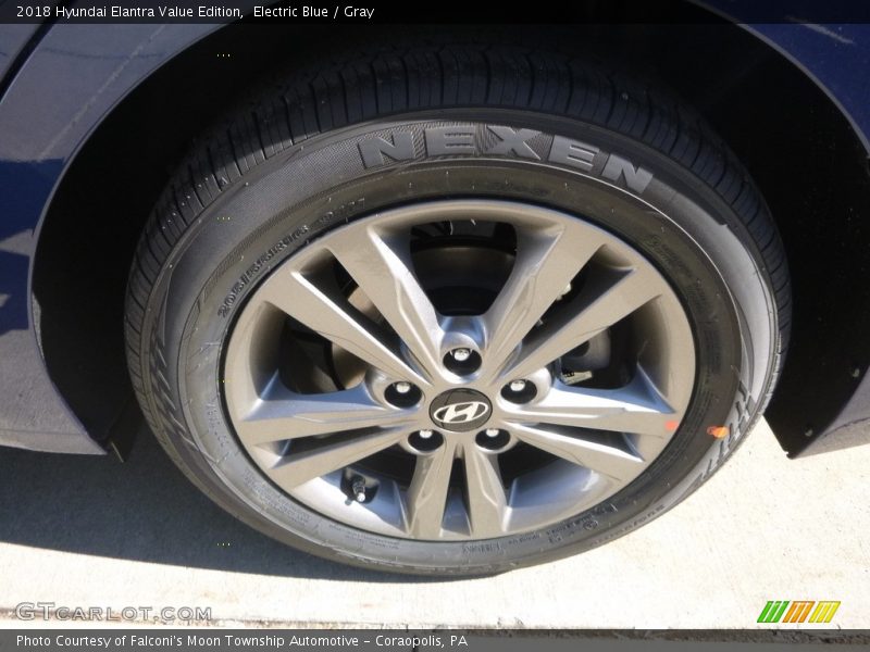 Electric Blue / Gray 2018 Hyundai Elantra Value Edition