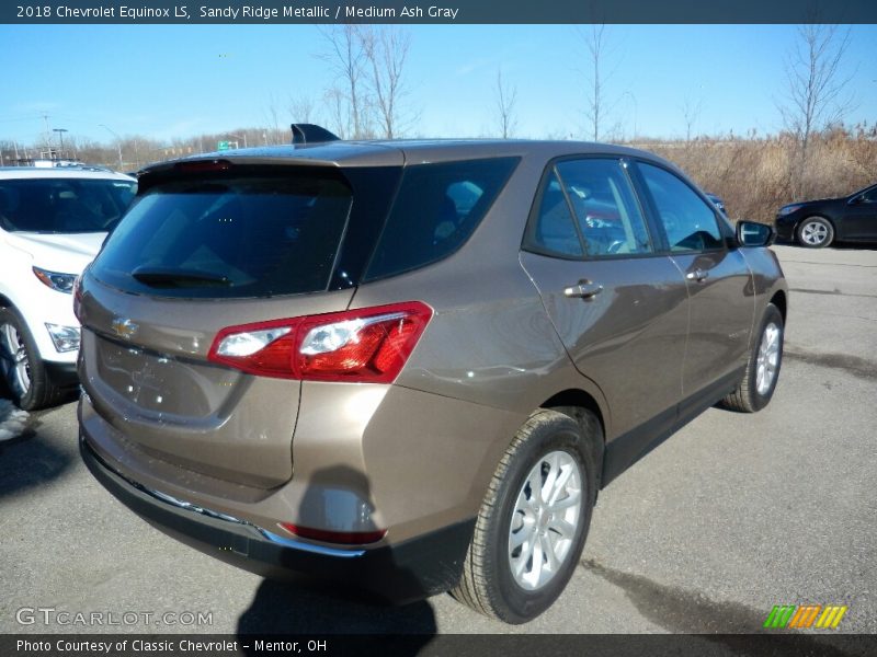 Sandy Ridge Metallic / Medium Ash Gray 2018 Chevrolet Equinox LS
