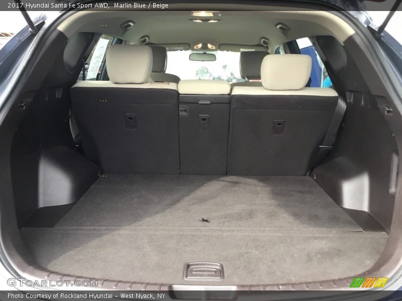Marlin Blue / Beige 2017 Hyundai Santa Fe Sport AWD