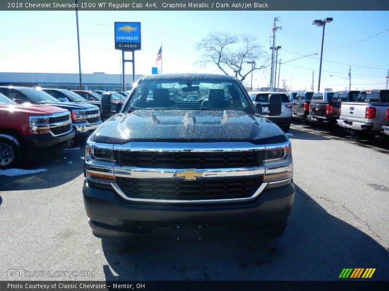 Graphite Metallic / Dark Ash/Jet Black 2018 Chevrolet Silverado 1500 WT Regular Cab 4x4