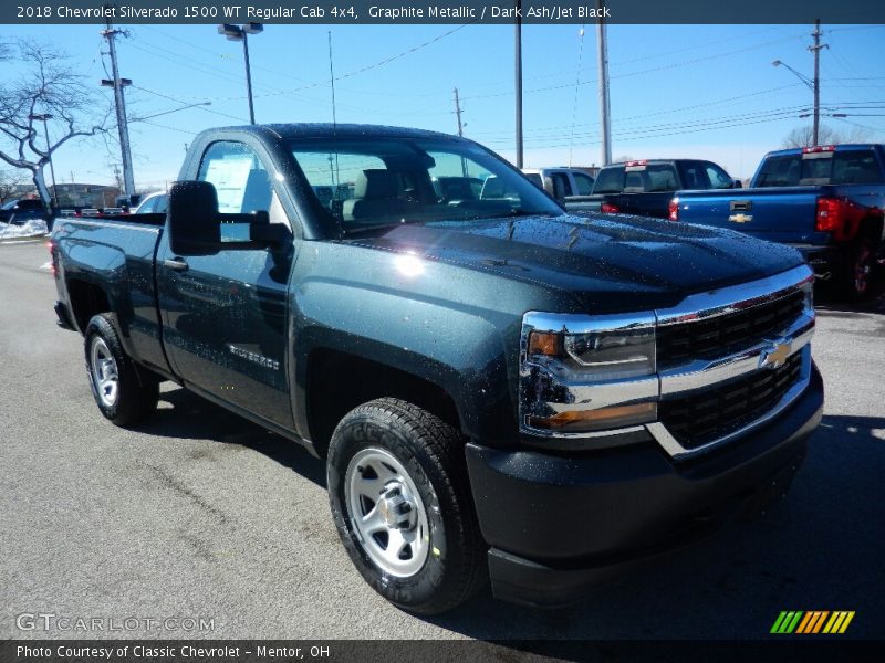 Graphite Metallic / Dark Ash/Jet Black 2018 Chevrolet Silverado 1500 WT Regular Cab 4x4