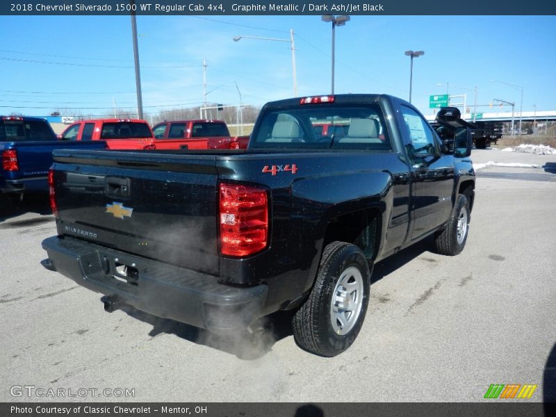 Graphite Metallic / Dark Ash/Jet Black 2018 Chevrolet Silverado 1500 WT Regular Cab 4x4