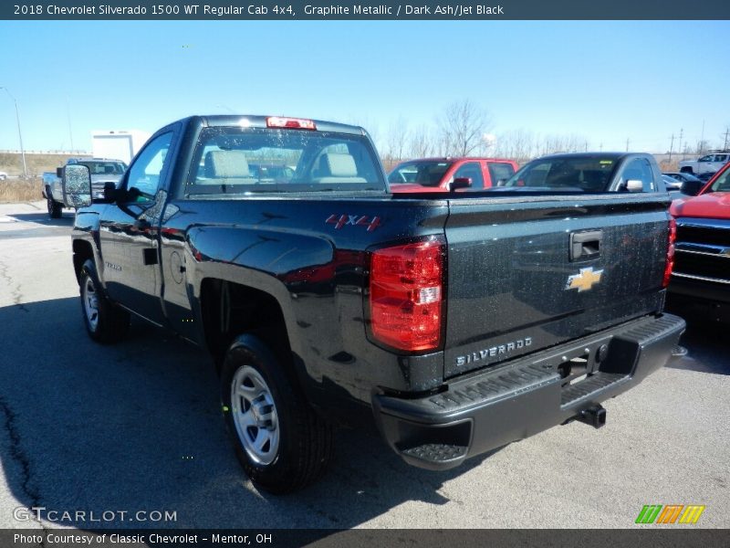 Graphite Metallic / Dark Ash/Jet Black 2018 Chevrolet Silverado 1500 WT Regular Cab 4x4