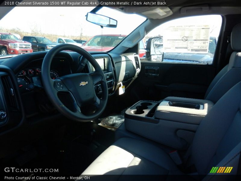 Graphite Metallic / Dark Ash/Jet Black 2018 Chevrolet Silverado 1500 WT Regular Cab 4x4
