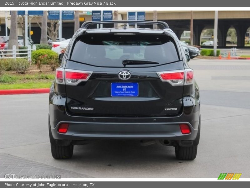 Predawn Gray Mica / Black 2015 Toyota Highlander Limited