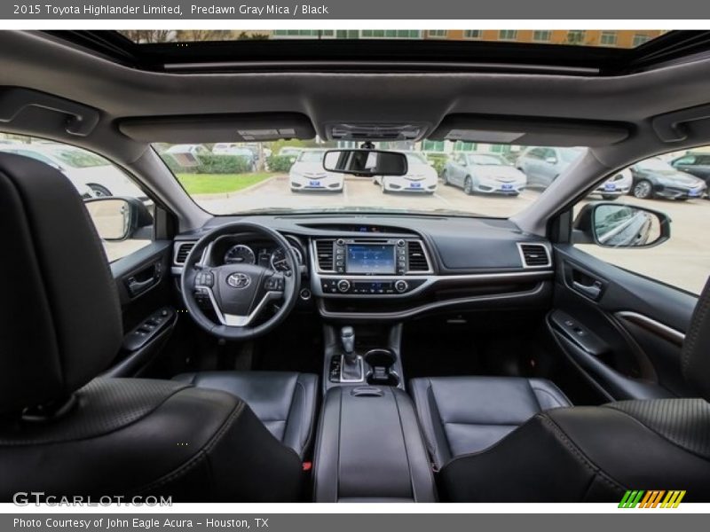 Predawn Gray Mica / Black 2015 Toyota Highlander Limited
