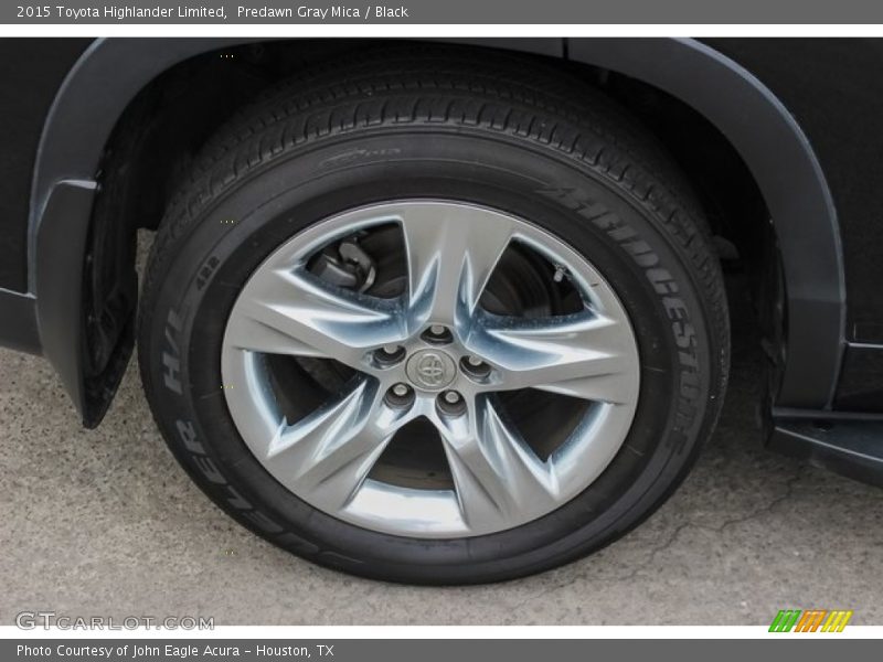 Predawn Gray Mica / Black 2015 Toyota Highlander Limited