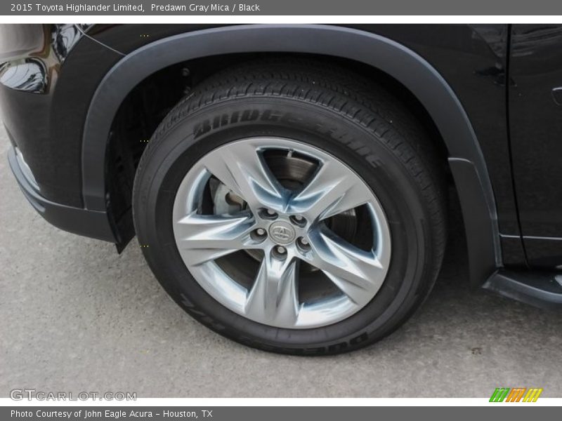 Predawn Gray Mica / Black 2015 Toyota Highlander Limited