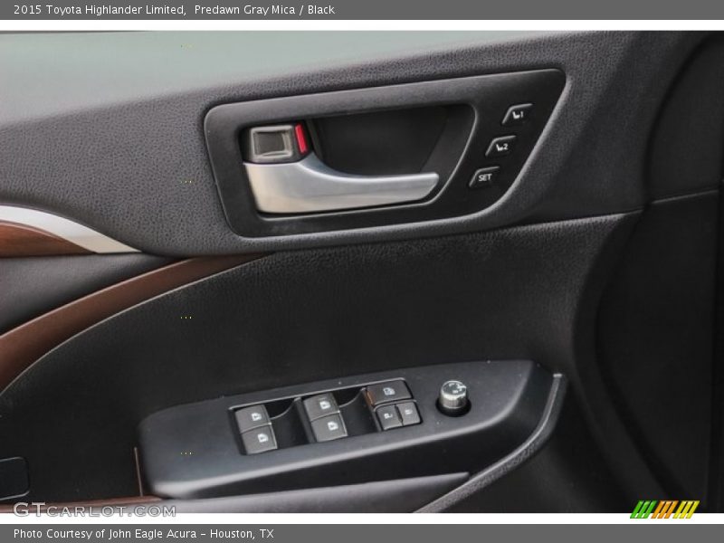 Predawn Gray Mica / Black 2015 Toyota Highlander Limited