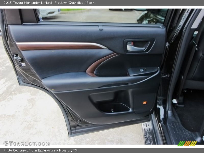 Predawn Gray Mica / Black 2015 Toyota Highlander Limited