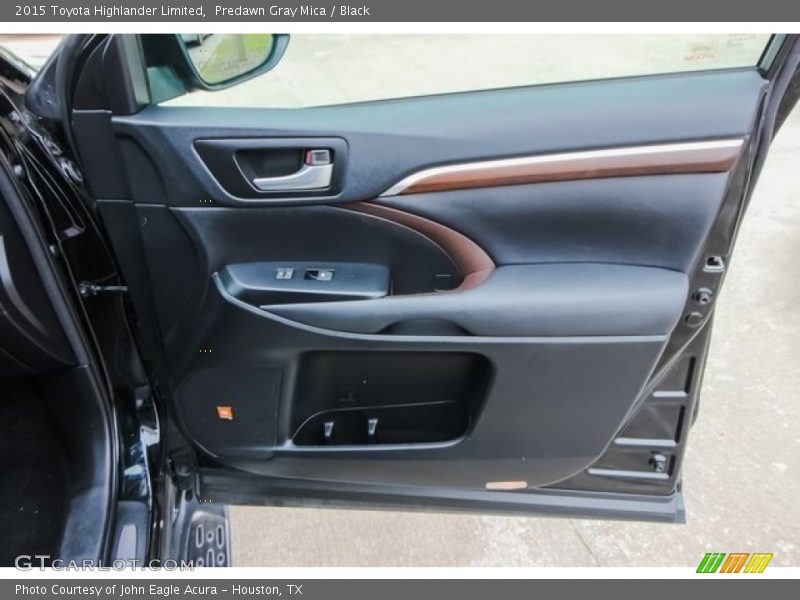 Predawn Gray Mica / Black 2015 Toyota Highlander Limited