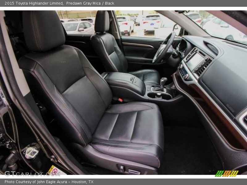 Predawn Gray Mica / Black 2015 Toyota Highlander Limited