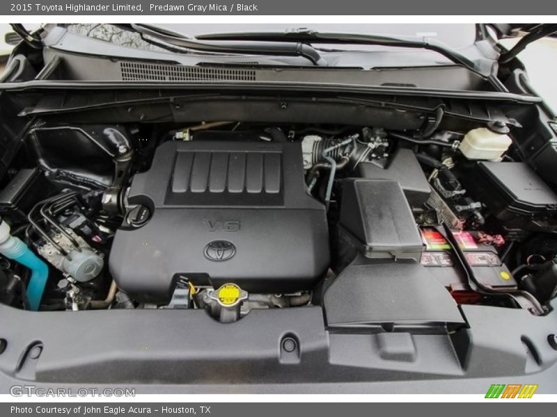 Predawn Gray Mica / Black 2015 Toyota Highlander Limited