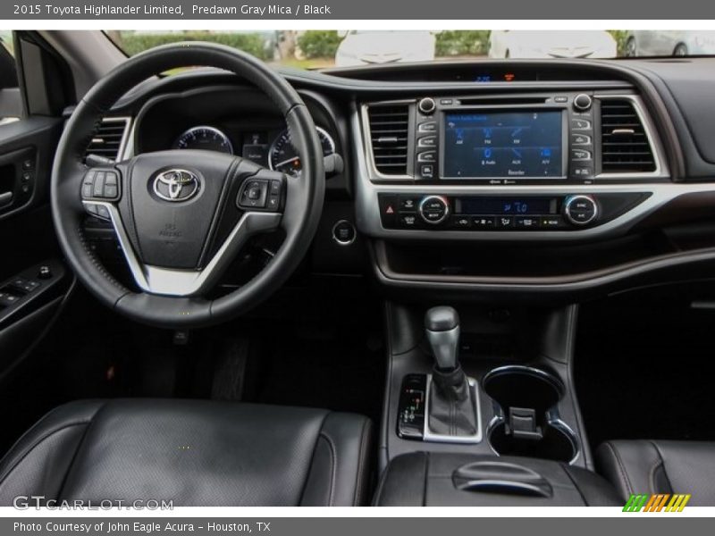 Predawn Gray Mica / Black 2015 Toyota Highlander Limited