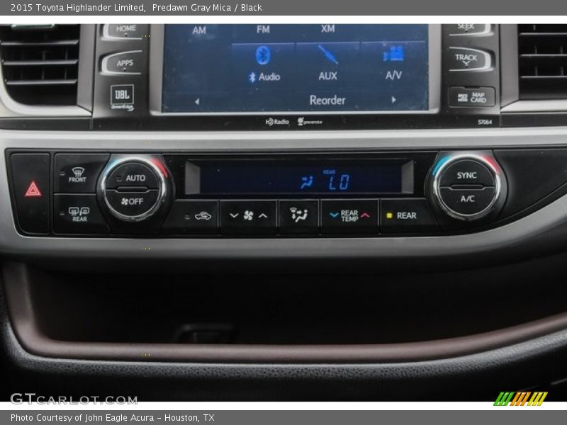 Predawn Gray Mica / Black 2015 Toyota Highlander Limited