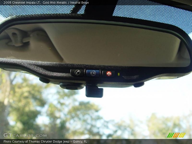 Gold Mist Metallic / Neutral Beige 2008 Chevrolet Impala LT