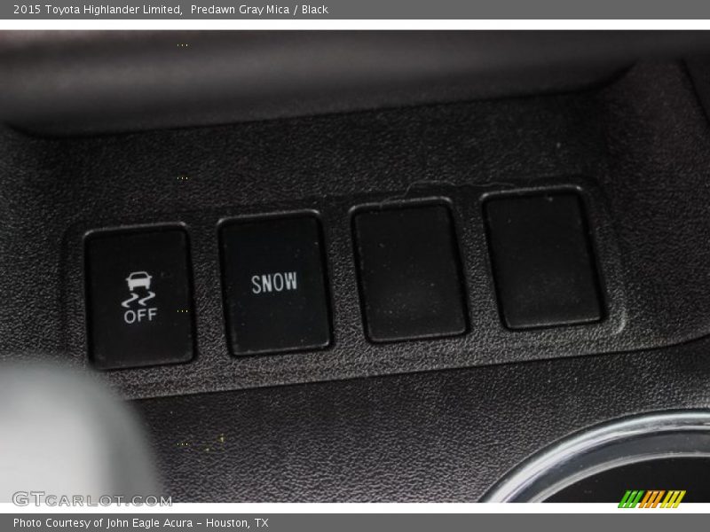 Predawn Gray Mica / Black 2015 Toyota Highlander Limited