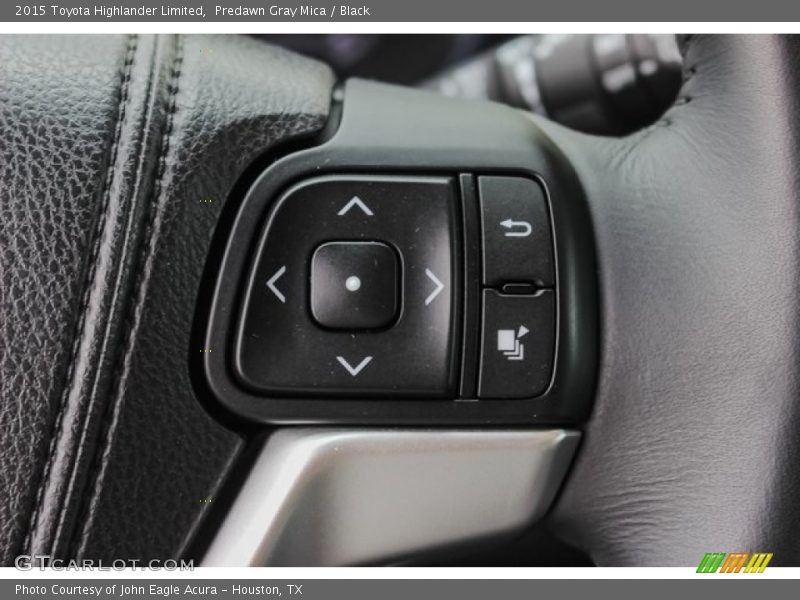 Predawn Gray Mica / Black 2015 Toyota Highlander Limited